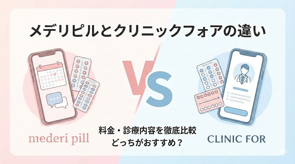 メデリピルとクリニックフォアの違い、比較