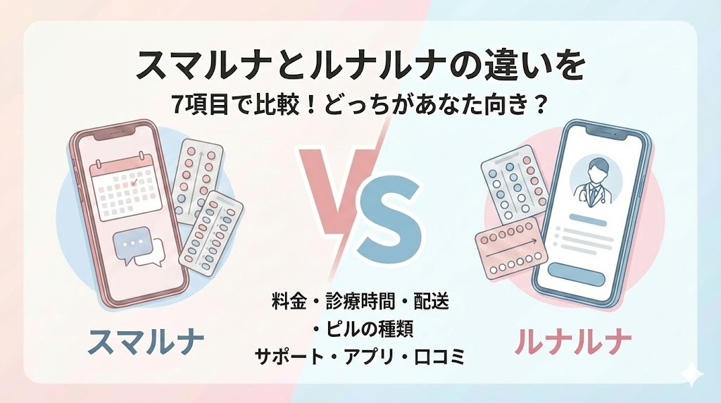 スマルナとルナルナの違いを7項目で比較！