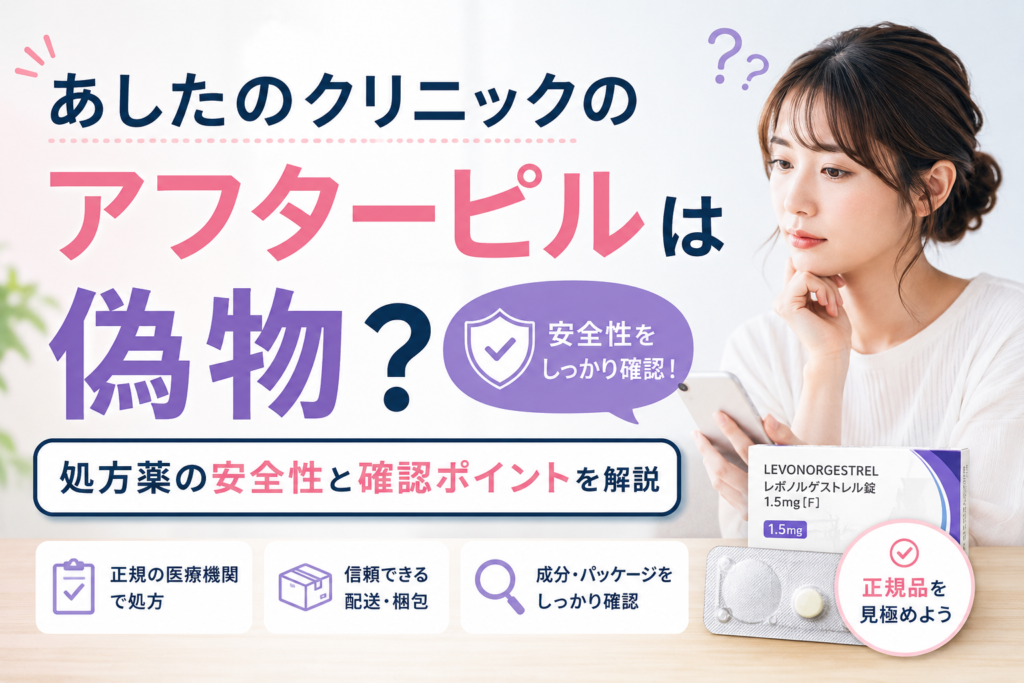 あしたのクリニックのアフターピルは偽物